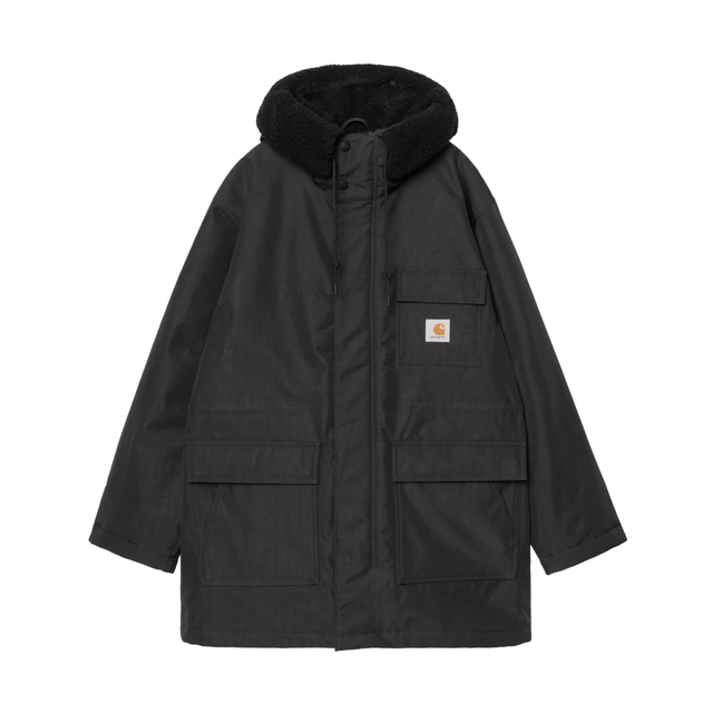 Carhartt WIP Siberian Parka Jacket - Black