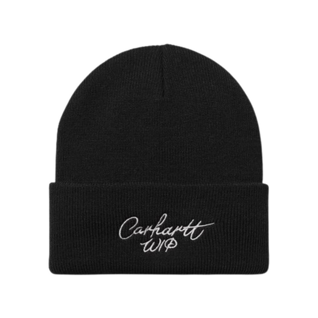 Carhartt WIP Signature Beanie - Black / Wax