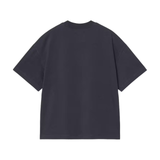 Carhartt WIP Signature Script T-Shirt - Dark Navy / WIP Dusty Hamilton Brown