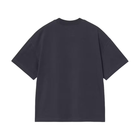 Carhartt WIP Signature Script T-Shirt - Dark Navy / WIP Dusty Hamilton Brown