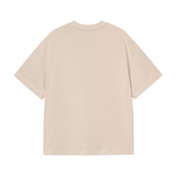 Carhartt WIP Signature Script T-Shirt - Fleur De Sel / Citadel