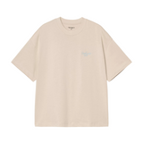 Carhartt WIP Signature Script T-Shirt - Fleur De Sel / Citadel