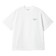 Carhartt WIP Signature Script T-Shirt - White / Dusty Ice