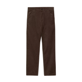 Carhartt WIP Single Knee Pant - Dark Umber (rinsed)