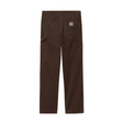 Carhartt WIP Single Knee Pant - Dark Umber (rinsed)