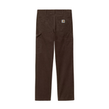 Carhartt WIP Single Knee Pant - Dark Umber (rinsed)