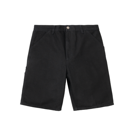 Carhartt WIP Single Knee Shorts - Black (rinsed)