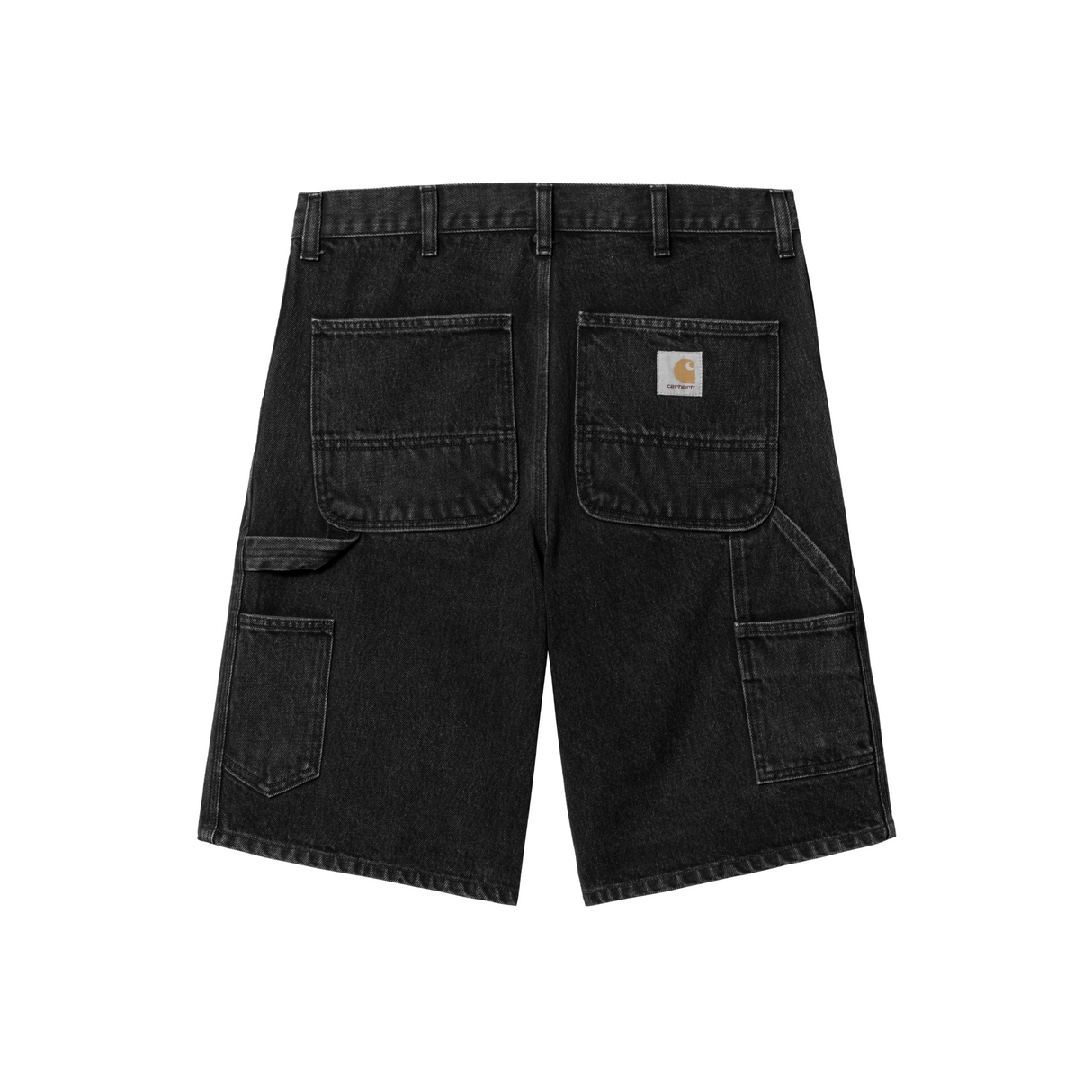 Carhartt WIP Single Knee Shorts - Black (stone washed)