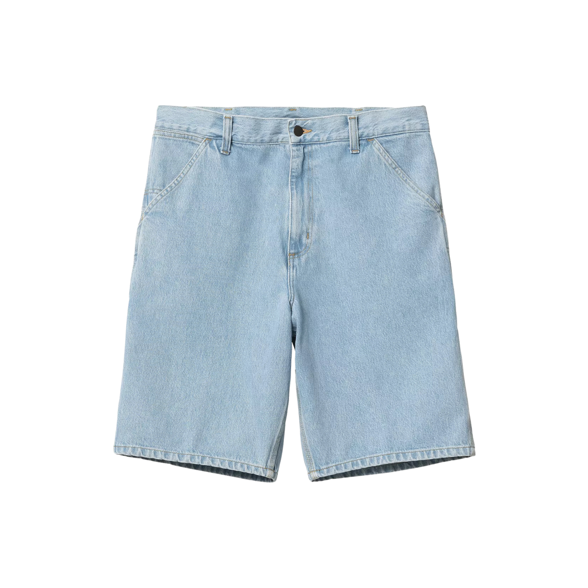 Carhartt WIP Single Knee Shorts - Blue (heavy stone bleached)
