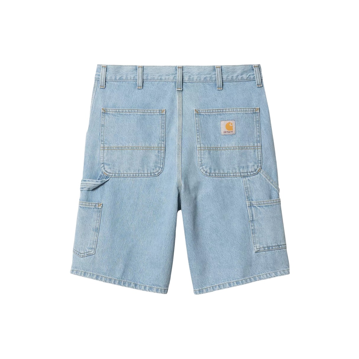 Carhartt WIP Single Knee Shorts - Blue (heavy stone bleached)