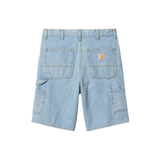 Carhartt WIP Single Knee Shorts - Blue (heavy stone bleached)
