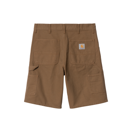 Carhartt WIP Single Knee Shorts - Hamilton Brown (rinsed)