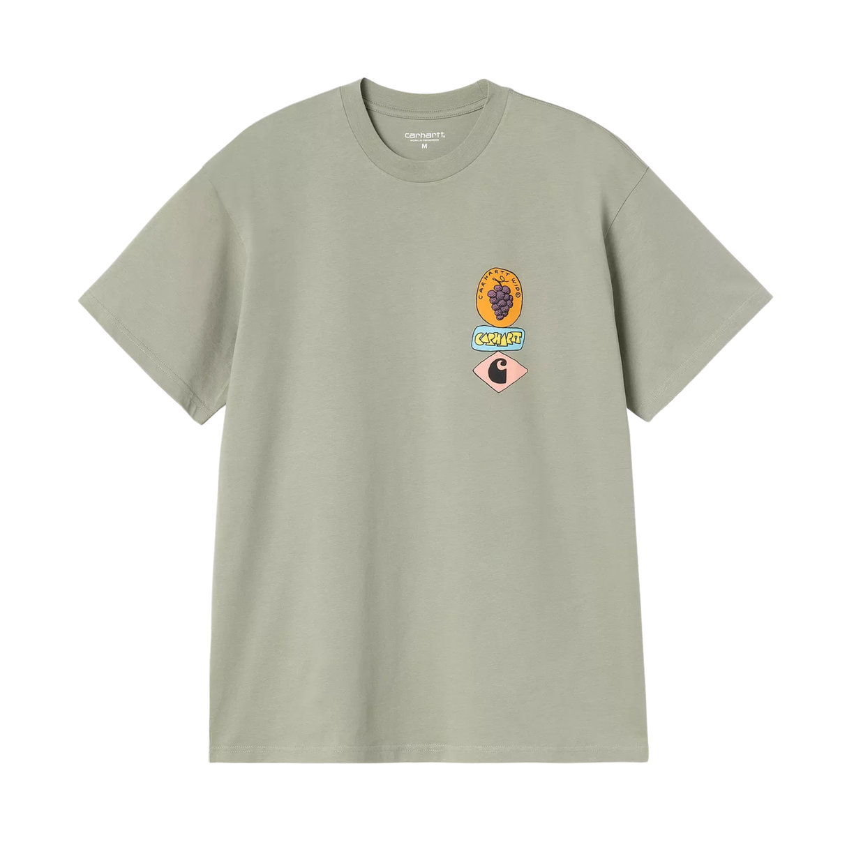 Carhartt WIP Stacked Grapes T-Shirt - Shady Green