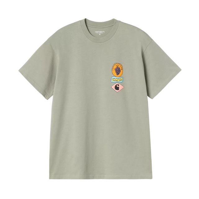 Carhartt WIP Stacked Grapes T-Shirt - Shady Green