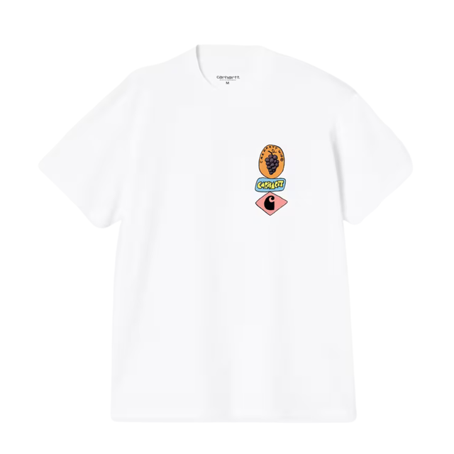 Carhartt WIP Stacked Grapes T-Shirt - White