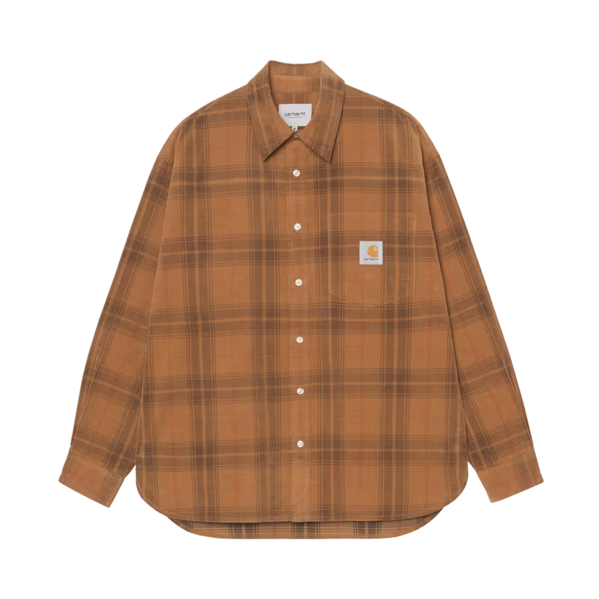 Carhartt WIP Wilber Shirt - Wilber Check, Hamilton Brown