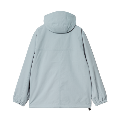 Carhartt WIP Windbreaker Pullover Jacket - Frosted Blue / White