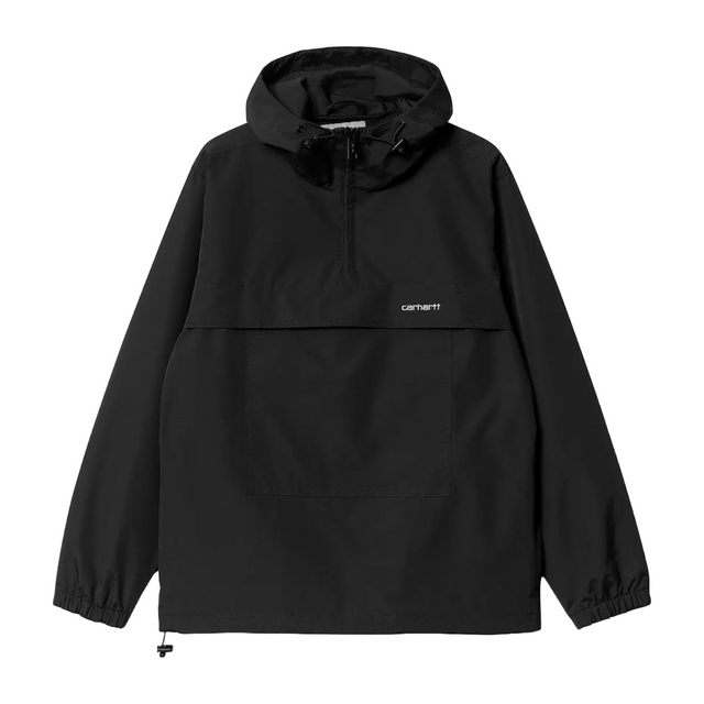 Carhartt WIP Windbreaker Pullover Jacket - (Winter) Black / White