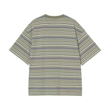 Carhartt WIP Zane T-Shirt - Zane Stripe, Dollar Green