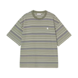 Carhartt WIP Zane T-Shirt - Zane Stripe, Dollar Green