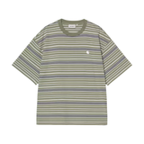 Carhartt WIP Zane T-Shirt - Zane Stripe, Dollar Green