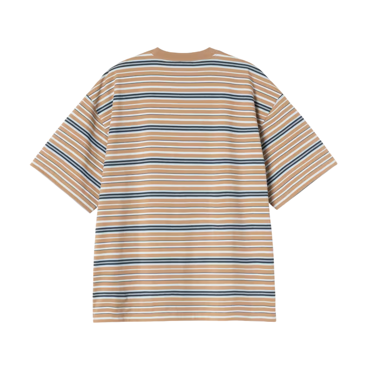 Carhartt WIP Zane T-Shirt - Zane Stripe, Peanut
