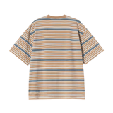 Carhartt WIP Zane T-Shirt - Zane Stripe, Peanut