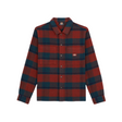 Dickies Coaling Long Sleeve Plaid Shirt - Coaling Check Dark Blue