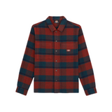 Dickies Coaling Long Sleeve Plaid Shirt - Coaling Check Dark Blue