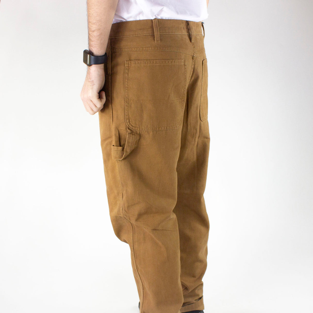 Dickies Duck Canvas Carpenter Pant Stone Washed Brown Duck