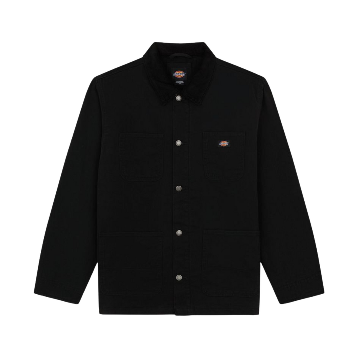 Dickies Duck Canvas Lined Chore Coat Jacket - Black