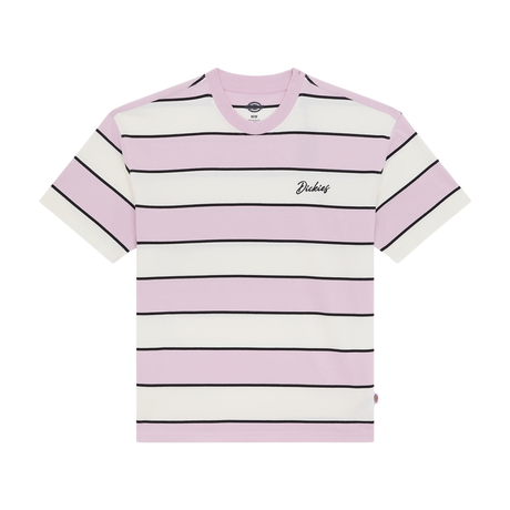 Dickies Embroidery Stripe T-Shirt - Ecru