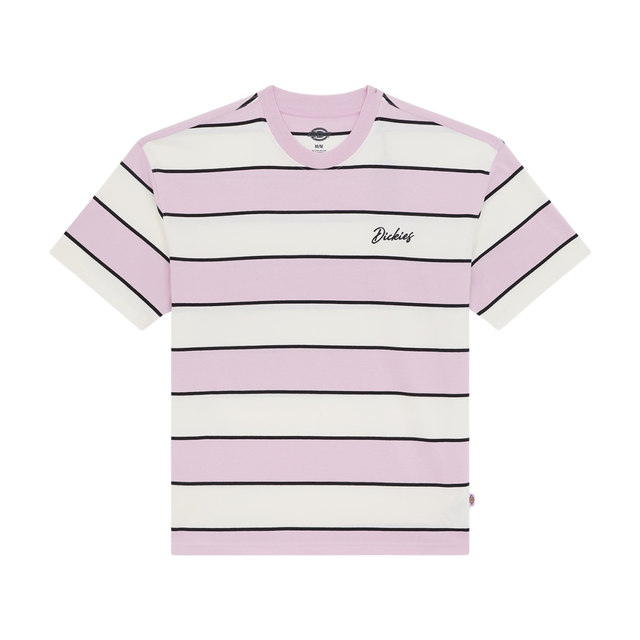 Dickies Embroidery Stripe T-Shirt - Ecru