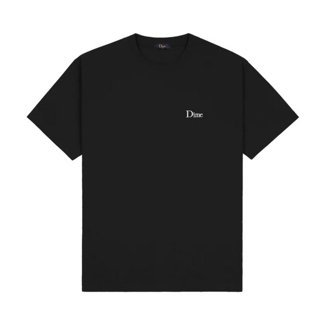 Dime Classic Small Logo T-Shirt - Black