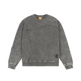 Dime Reverse Knit Crewneck Sweatshirt - Charcoal Washed