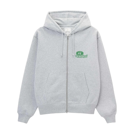 Gramicci 82 Zip Hooded Sweatshirt - Heather Grey