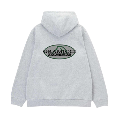 Gramicci Half Dome Hooded Sweatshirt - Heather Grey