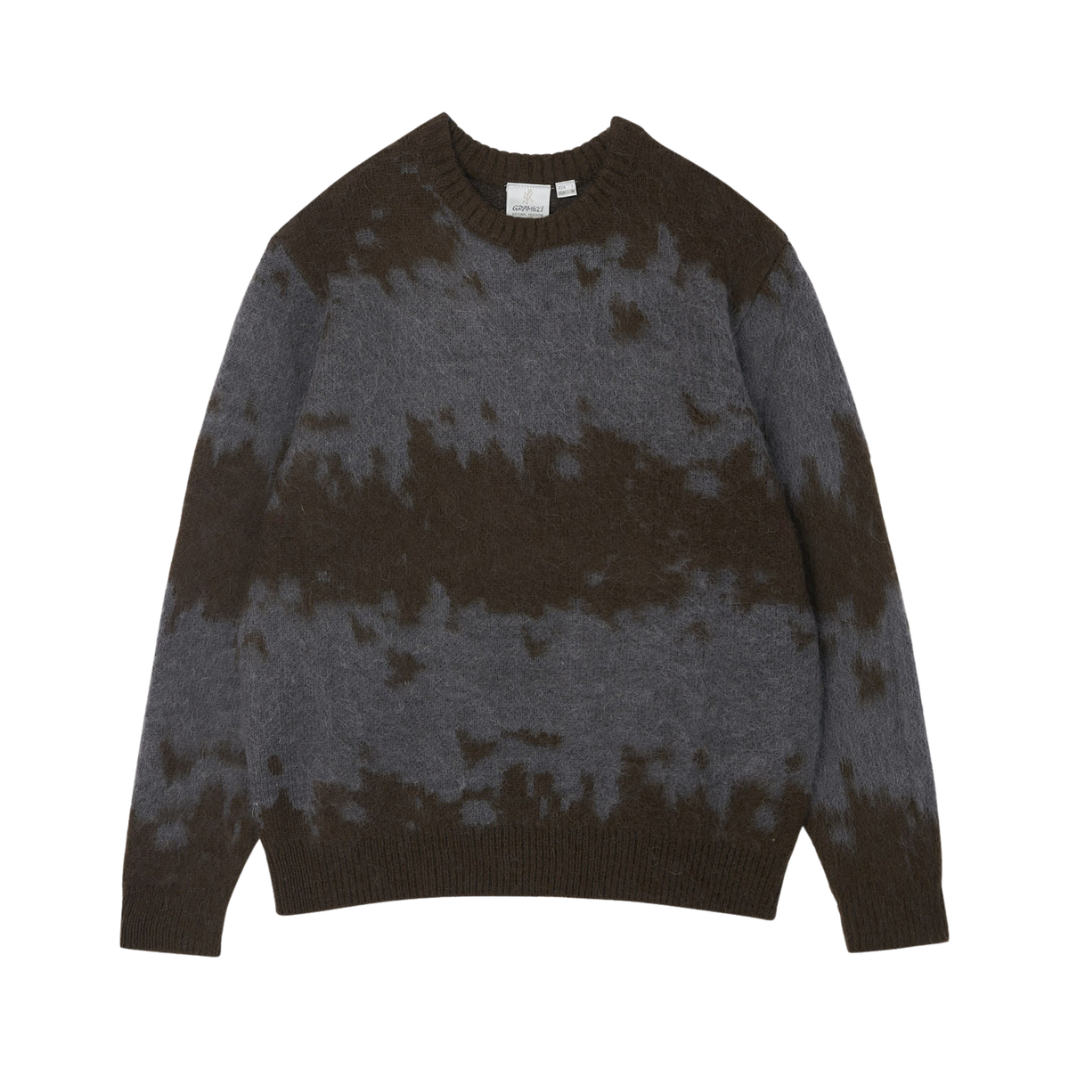 Gramicci Mohair Splatter Sweater Jumper - Slate