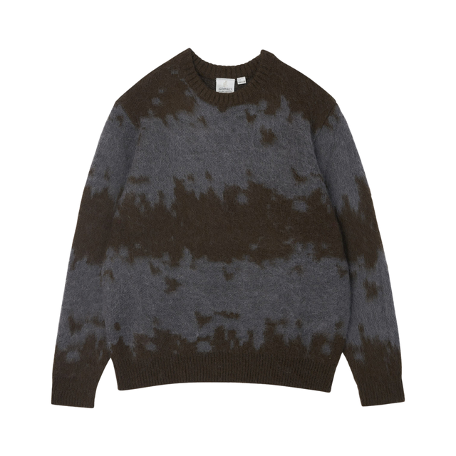 Gramicci Mohair Splatter Sweater Jumper - Slate