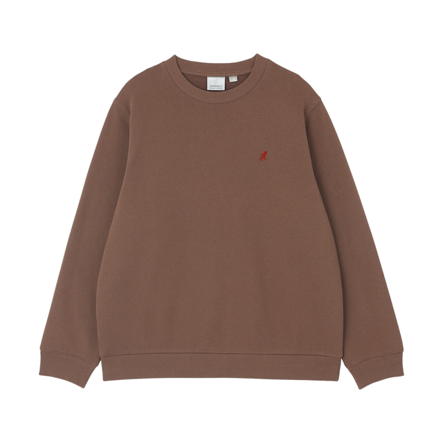 Gramicci One Point Crew Sweatshirt - Browm