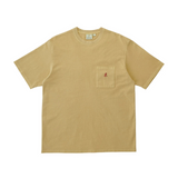 Gramicci One Point Pigment Dyed T-Shirt - Mustard