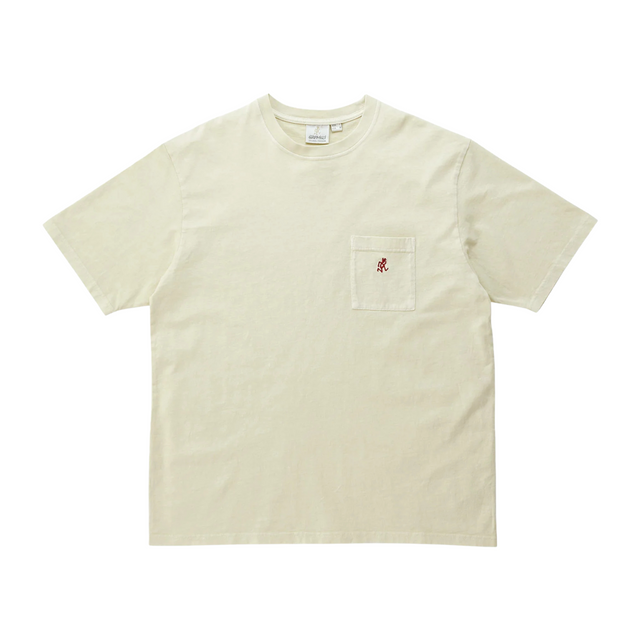 Gramicci One Point Pigment Dyed T-Shirt - Natural