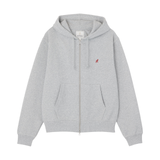 Gramicci One Point Zip Hooded Sweatshirt - Grey Heather
