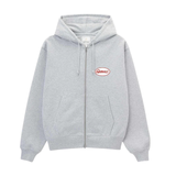 Gramicci Oval Patch Zip Hooded Sweatshirt - Heather Grey