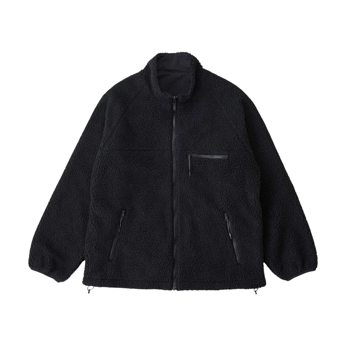Gramicci Reversible Sherpa Jacket - Black / Charcoal