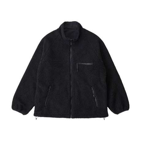 Gramicci Reversible Sherpa Jacket - Black / Charcoal