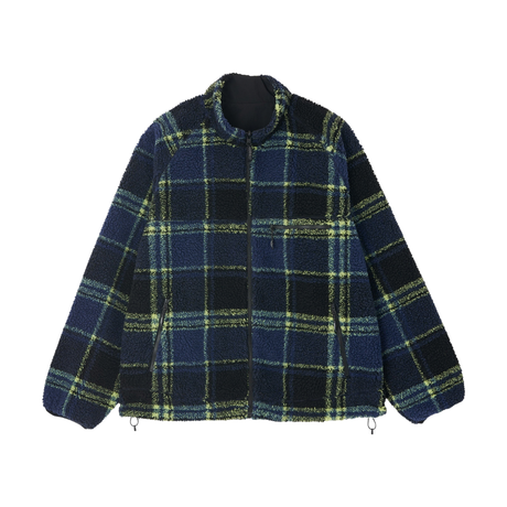 Gramicci Reversible Sherpa Plaid Jacket - Plaid