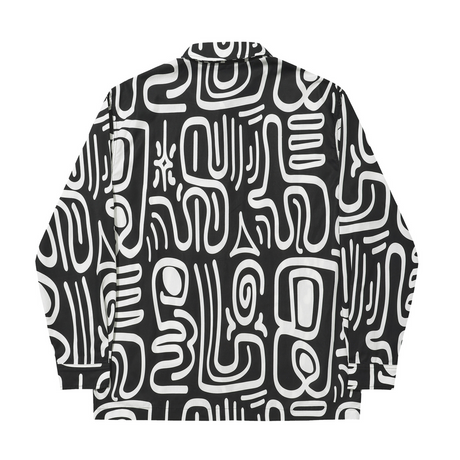 Helas Abstract Shirt - Black / White