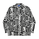 Helas Abstract Shirt - Black / White