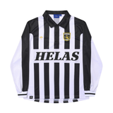 Helas FC Long Sleeve Polo Shirt - Black / White